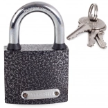 Padlock 50 mm with hardened shackle and 3 keys