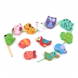 Vilac threading animals for children