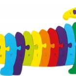 Wooden Crocodile Puzzle – Learning Alphabet Letters