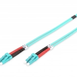 Optical patch cable LC–LC MM OM3 duplex LSOH 2 m DIGITUS