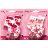socks and booties for dolls 38–43 cm