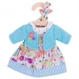 Bigjigs Toys Turquoise Dress with Cardigan for 28 cm Doll