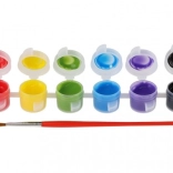 Creatoys textile paints 12 colors with brush