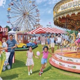 Ravensburger Puzzle Vintage Fairground Fun, 1000 pieces