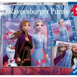 Ravensburger puzzle Frozen 2: Journey 3x49 pieces