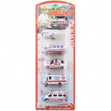 Rescue Vehicle Set – Ambulance, 5 Pieces