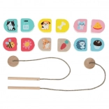 Cubika What We Eat – lacing wooden set