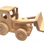 Wooden Tractor with Blade