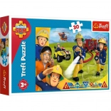 Puzzle 30 pieces - Fireman Sam, Ready to Help