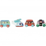 Vilac wooden magnetic transport puzzle