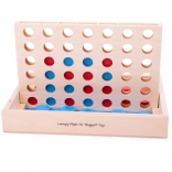 Wooden strategy game Connect Four BIGJIGS TOYS