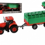 Zetor Tractor with Trailer plastic 36 cm with light and sound