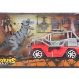 Car with Dinosaur