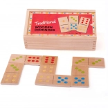 Wooden Domino Bigjigs Toys Classic