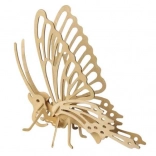 Wooden 3D Puzzle Butterfly