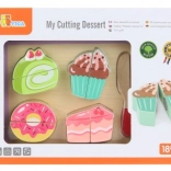 Houten snijset voor gebak VIGA