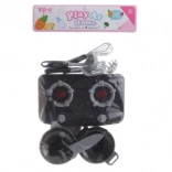 Children's dinnerware set with battery-powered cooker