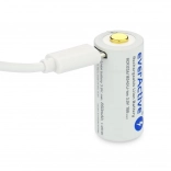 Wiederaufladbarer Akku EverActive 16340 700 mAh mit Micro USB
