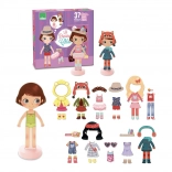 Magnetic Wooden Dress-Up Doll Chloe