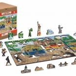 Puzzle en bois WOODEN CITY Rue victorienne 2-en-1, 400 pièces