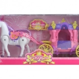 Horse with Stroller for Dolls