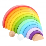 Wooden Stacking Rainbow XL small foot
