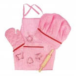 Bigjigs Toys ensemble de cuisine pour enfants rose