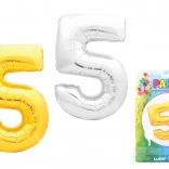 Inflatable Balloon in the Shape of Number 5