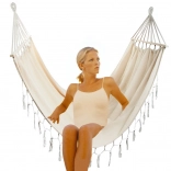 Garten-Boho-Hängematte für zwei Personen 200 × 150 cm mit Fransen