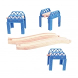 Bigjigs Rail Wooden Bridge Construction Set