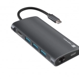 Multiportraler USB-C Adapter Natec Fowler 2 V2