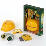 Bosch kids’ workshop accessory set with helmet, 4 pieces