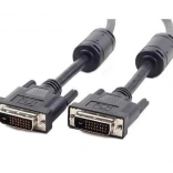 DVI‑D Dual Link Cable 1.8 m with Ferrite Filter