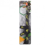 Camouflage plastic submachine gun with sound
