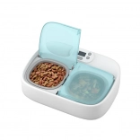 Smart dual-compartment feeder with cooling insert PETONEER