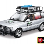 Metalen automodel 1:24 RANGE ROVER, zilverkleurig