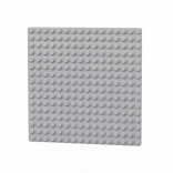 Double-sided baseplate 16x16 light gray