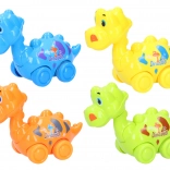 Friction-Powered Dinosaurs 14 cm – colorful rolling toys for kids