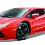 Metalen model BBURAGO LAMBORGHINI Aventador 1:18, oranje