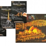 ARTLOVER scratch art, gold – night view of the Sydney Opera House