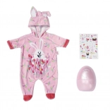 BABY born Easter Egg with Outfit and Stickers