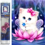 Diamond Painting Cat Fairy 30 × 40 cm