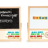Educational Magnetic Board with Numbers and Abacus