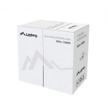 LAN-Netzwerkkabel UTP Cat6 CU 305 m, Massivleiter, grau