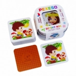 Pexeso Kinderjahr – wasserfest, 64 Karten in Metallbox