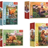 Minipuzzle Dinosaures avec 54 Pièces