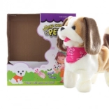 Interactive Puppy with Scarf, Clap-Activated