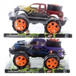 Plastic friction-powered off-road car 23.5 cm