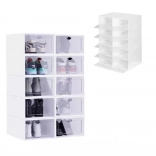 Modulaire kunststof schoenenorganizer, set van 10 stuks MODERNHOME
