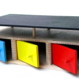 wooden garage for 3 cars